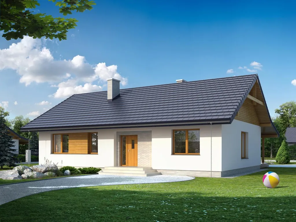 Проект дома «Абрис» 109,6 м², визуализация