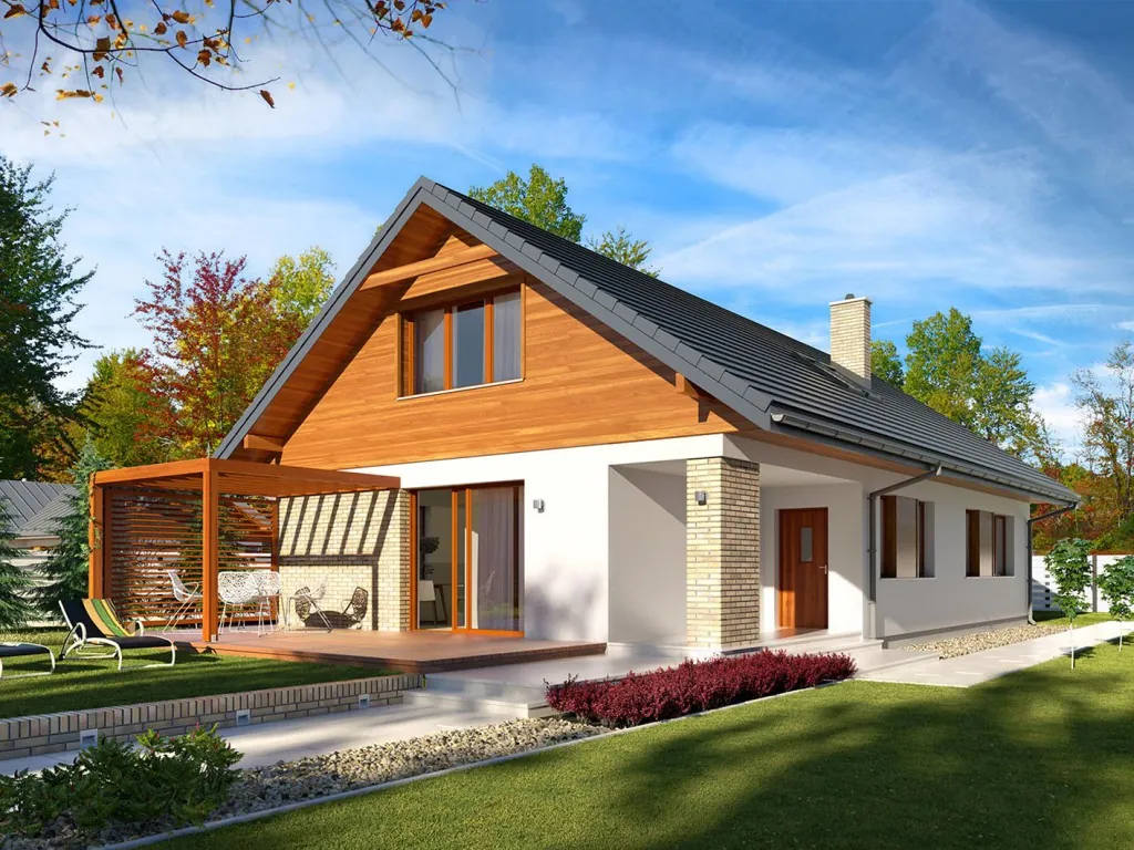 Проект дома «Берг 2» 179,9 м², визуализация