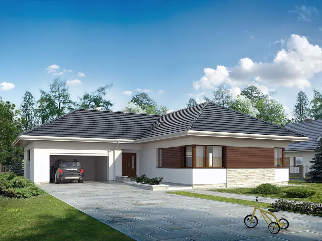 Проект дома «Дато 3» 145,8 м², визуализация