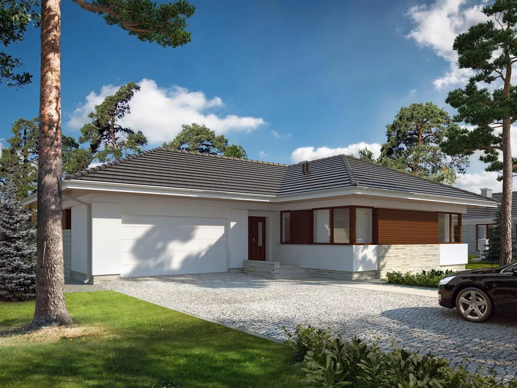 Проект дома «Дато 4» 112,1 м², визуализация