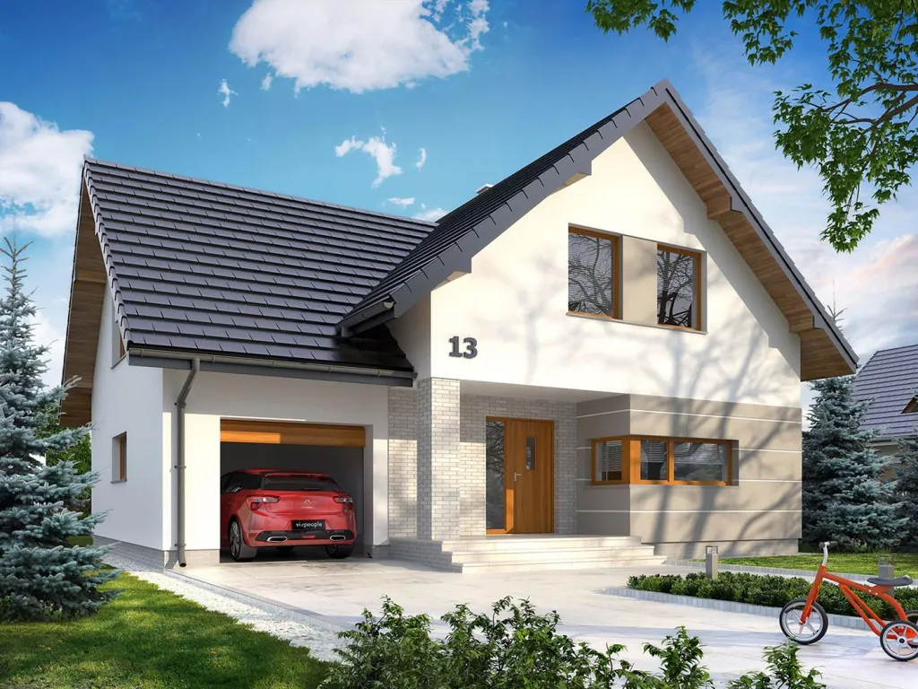 Проект дома «Диас» 138,8 м², визуализация
