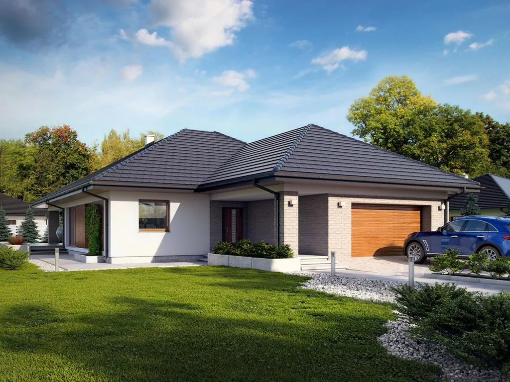 Проект дома «Дрейк» 164,3 м², визуализация