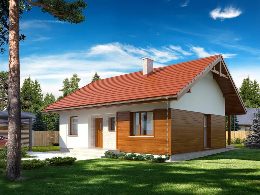 Проект дома «Герда» 68,5 м², визуализация