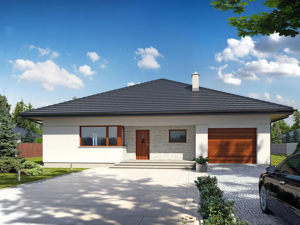 Проект дома «Интер 2» 148,1 м², визуализация