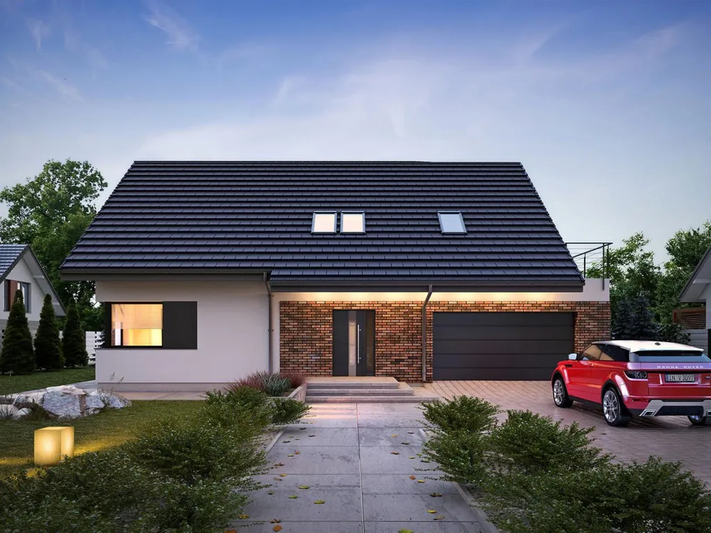 Проект дома «Магнус» 151,3 м², визуализация