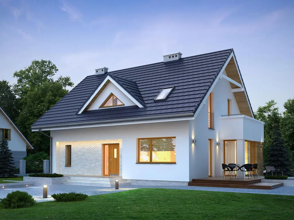 Проект дома «Макбет» 149,8 м², визуализация