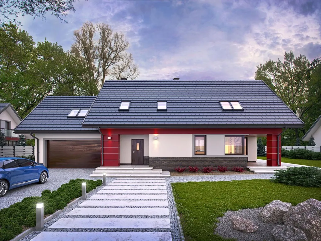 Проект дома «Морган» 174,1 м², визуализация