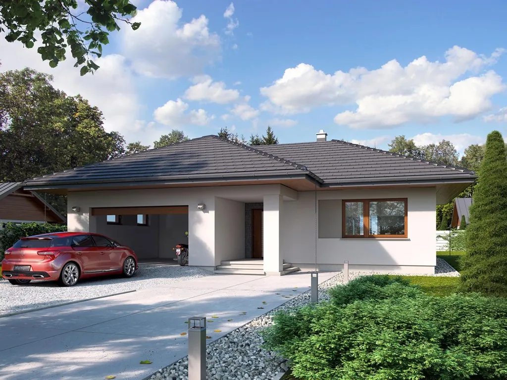 Проект дома «Ненси 2» 116,5 м², визуализация