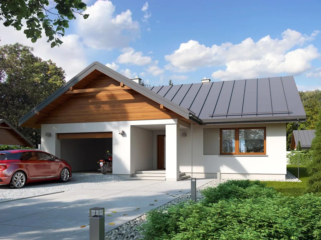 Проект дома «Нортон» 85,8 м², визуализация